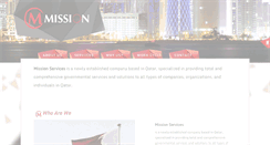 Desktop Screenshot of mission-qatar.com